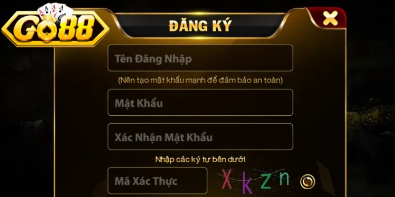 Đăng Ký Go88 1 Thao tác cụ thể để người chơi thực hiện đăng ký Go88